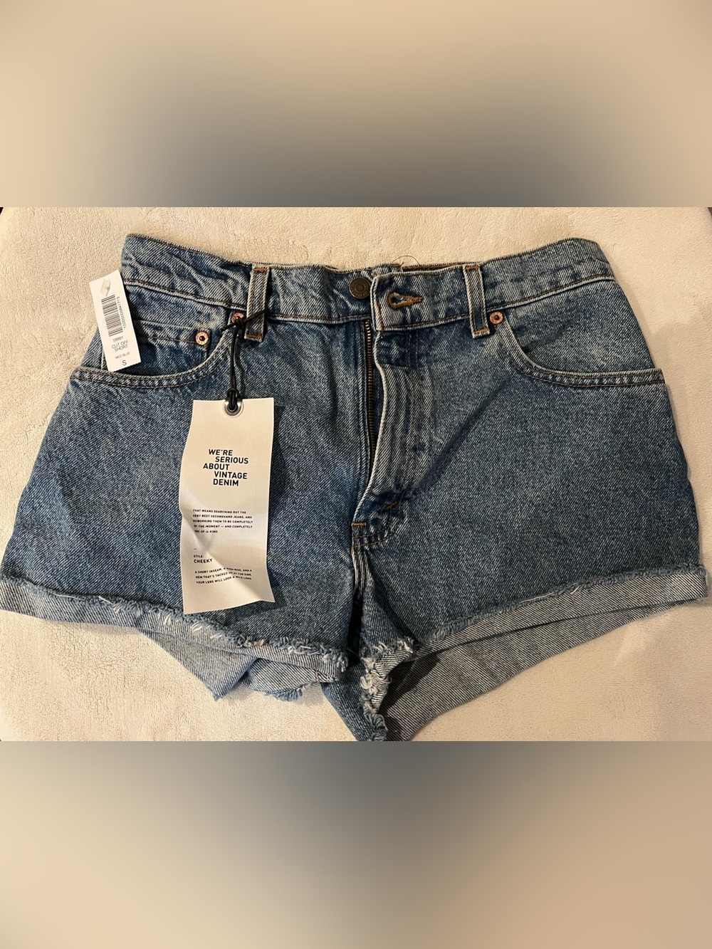 Levi's Denim High-Rise Shorts - Cheeky Cut